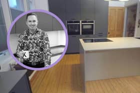 The kitchen by Edinburgh-based Nick McNally featured on Channel 4's property show, 'Love It or List It' last month (Photo: Channel 4).