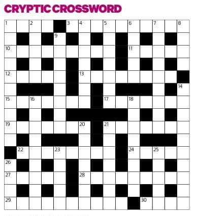 Monday's crossword