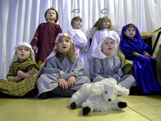 Do you remember doing a nativity play in school?