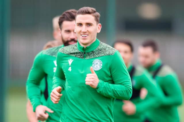 Paul Hanlon says Hibs go into each game believing they can win. Photo by Mark Scates/SNS Group