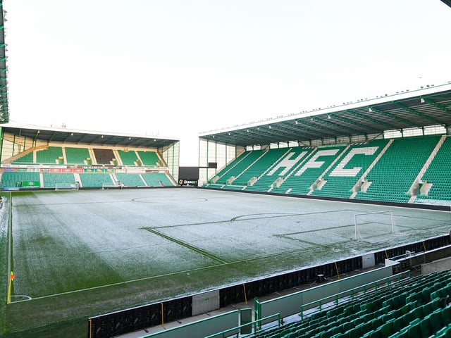 Easter Road in the snow