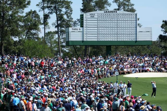 It's worth a lot of money to finish near the top of the leaderboard in The Masters. Picture: Andrew Redington/Getty Images.