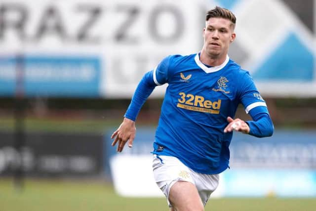 Swiss striker Cedric Itten is battling to convince manager Steven Gerrard he merits more regular involvement for Rangers this season. (Photo by Craig Williamson / SNS Group)