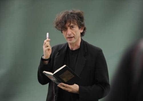 Author Neil Gaiman.