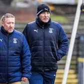 Inverness manager John Robertson with coach Barry Wilson.