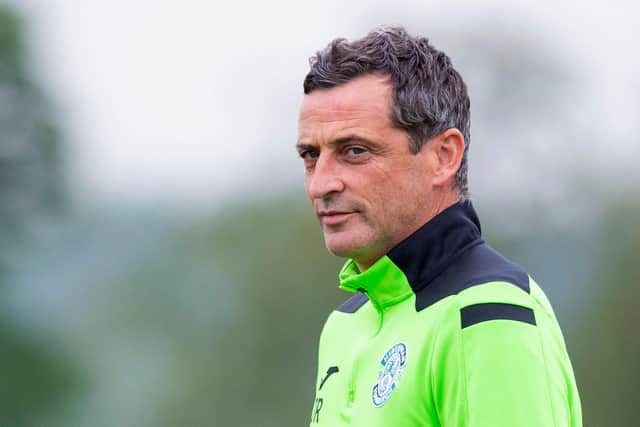 Hibs manager Jack Ross has signed a contract extension that ties him to the Leth club until 2024. Photo by Mark Scates / SNS Group