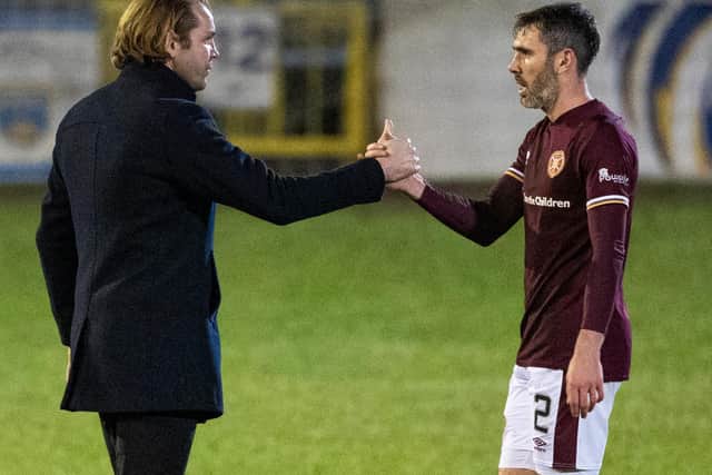 Michael Smith is keen to extend his contract at Hearts. Picture: SNS