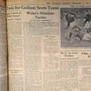 The Scotsman's report on Scotland's win over Wales in 1955 which brought to an end a run of 17 successive defeats for the national side.