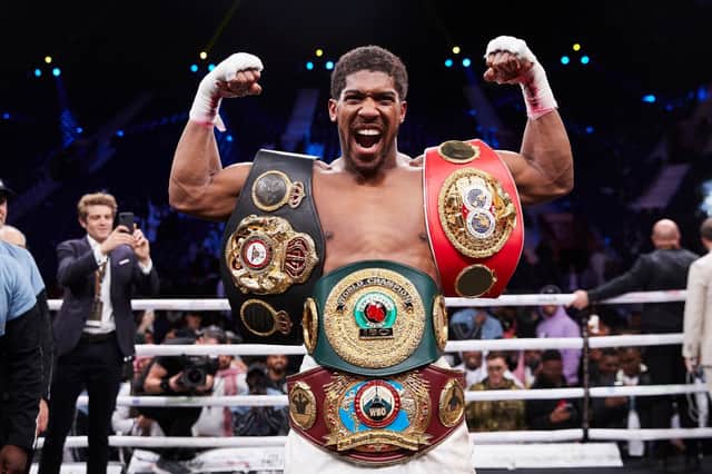 Anthony Joshua recognises the importance his amateur career played in his rise to become two-time world heavyweight champion.