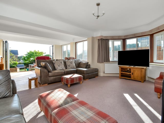 This four bedroom home in Glebe Park Avenue is on sale for £1.185m. It is listed by Fine and Country.
