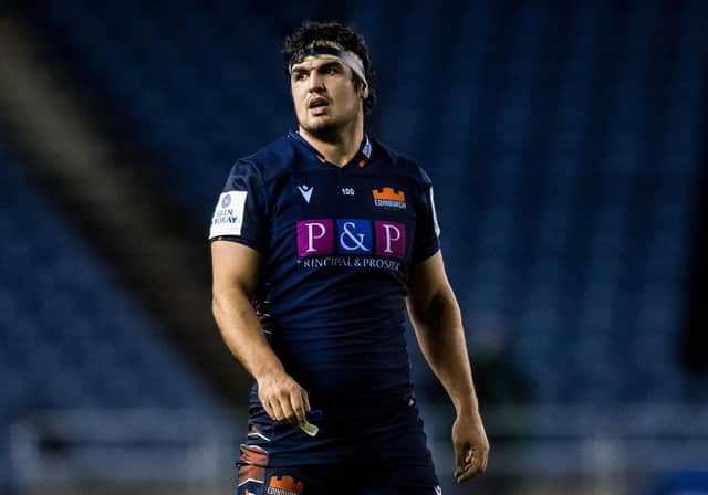 Stuart McInally missed Edinburgh's game against Glasgow after straining his neck while exercising in the gym.