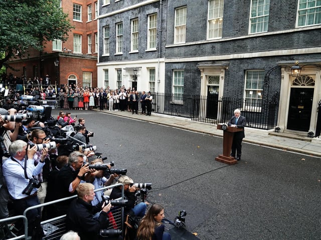 Outgoing Prime Minister Boris Johnson said:  “I’m proud to have discharged the promises I made to my party when you were kind enough to choose me, winning the biggest majority since 1987, the biggest share of the vote since 1979."