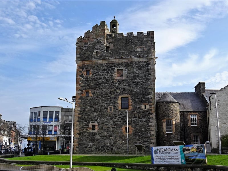 Stranraer or “The Toon” is a town which has long had a ferry port and is considered the gateway to the Rhinns of Galloway. The Scottish Gaelic behind the name is generally thought to originate from “An t-Sròn Reamhar” which means “The Fat Nose”.