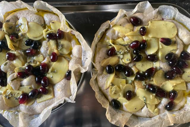 Olive and potato bread