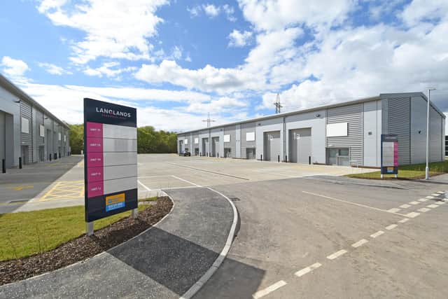 Phase one of Langlands Commercial Park in East Kilbride is a ten-unit speculative industrial development facility. Picture: Hamish Taylor