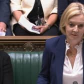 Prime Minister Liz Truss speaks during Prime Minister's Questions in the House of Commons, London.