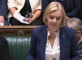 Prime Minister Liz Truss speaks during Prime Minister's Questions in the House of Commons, London.