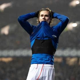 Rangers midfielder Todd Cantwell has been sidelined by a hamstring injury. (Photo by Alan Harvey / SNS Group)