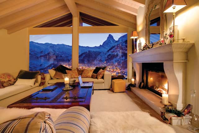Chalet Grace, Zermatt, Switzerland, £28,500-£126,700 per week. Picture: JOE.CONDRON