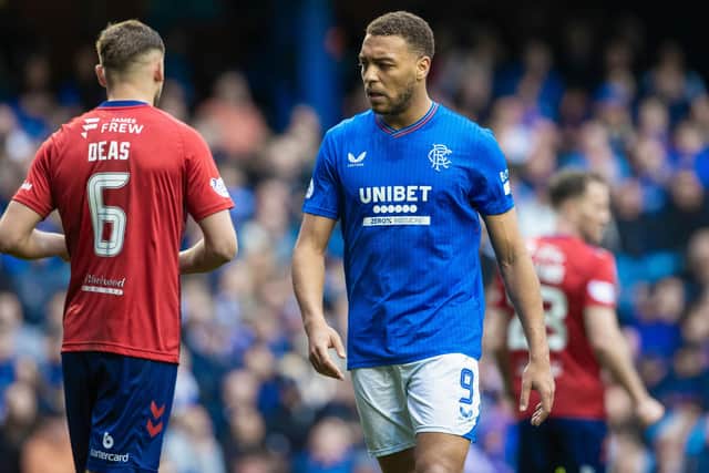 Cyriel Dessers has been charged with leading Rangers' line this season.