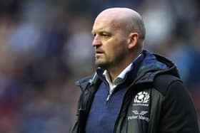 Head coach Gregor Townsend watching Scotland beat England 30-21 in February at Edinburgh's Murrayfield Stadium (Pic: David Rogers/Getty Images)
