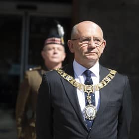 Robert Aldridge spoke of his pride at becoming Edinburgh's Lord Provost
PIC LISA FERGUSON