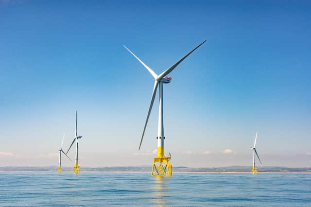 Aberdeen Offshore Wind Farm, also known as European Offshore Wind Deployment Centre, is a test and demonstration facility located around two miles off the Aberdeenshire coast - the scheme was at the centre of a row with former US president Donald Trump, who complained that it ruined the views from his golf course at Balmedie