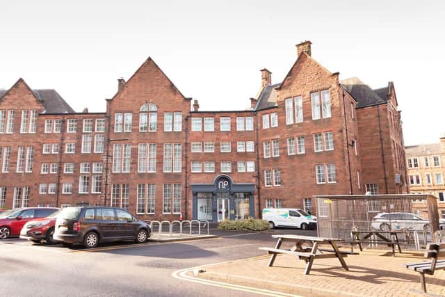 Norton Park exterior, next door to Easter Road Stadium in Edinburgh