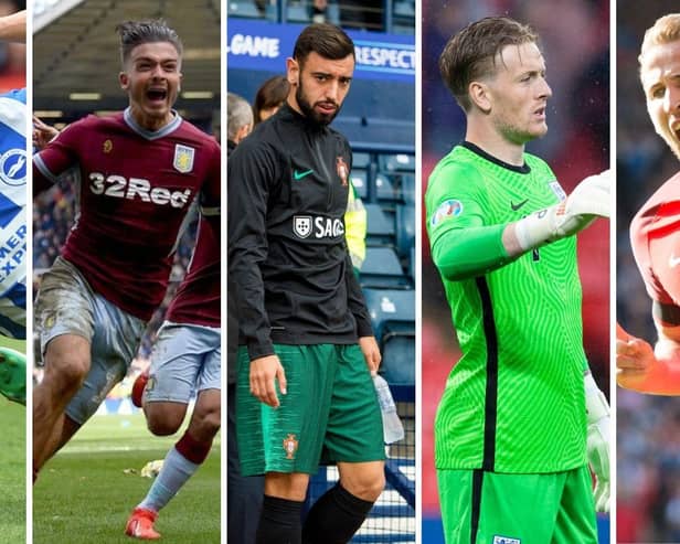 How many of these are going into your Fantasy Premier League side? Credit: All SNS Group/Credit: Jack Grealish (second left) Getty.