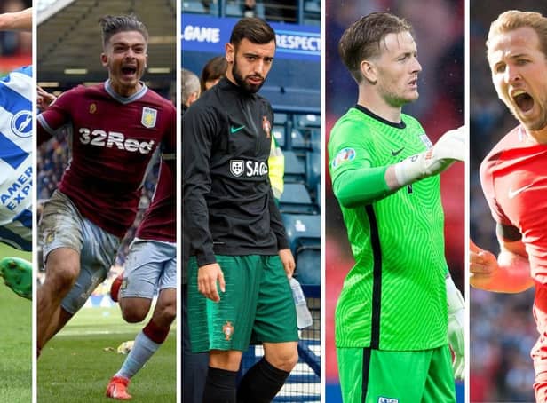 How many of these are going into your Fantasy Premier League side? Credit: All SNS Group/Credit: Jack Grealish (second left) Getty.