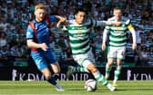 Celtic's Reo Hatate and Inverness' David Carson in action during last season's Scottish Cup final, which was moved to a 5.30pm kick-off to avoid clashing with the FA Cup final. (Photo by Mark Scates / SNS Group)