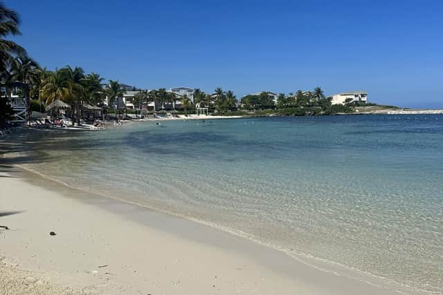 a beach at the Grand Palladium Hotel, Jamaica. Pic: Lauren Taylor/PA