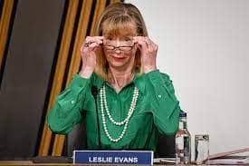 Permanent secretary Lesley Evans was criticised during the Alex Salmond inquiry