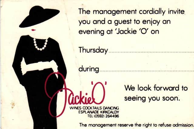 Jackie O invite from management