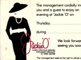 Jackie O invite from management