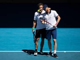 Jamie Murray and Bruno Soares lost in the semi-finals against Rajeev Ram and Joe Salisbury. Picture: Mackenzie Sweetnam/Getty Images