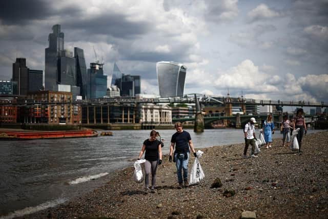 If Thames Water were a mutual there might be less sewage to pick up (Picture: Henry Nicholls/Getty)