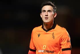 Jamie McGrath made his Dundee United debut against AZ Alkmaar.