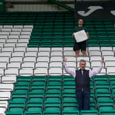 Ron Gordon has been overseeing a stadium refresh at Easter Road which includes the letters HFC being installed in the stands.