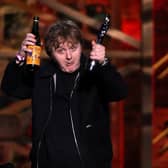 Lewis Capaldi with his Song of the Year award on stage at the Brit Awards 2020 at the O2 Arena, London.