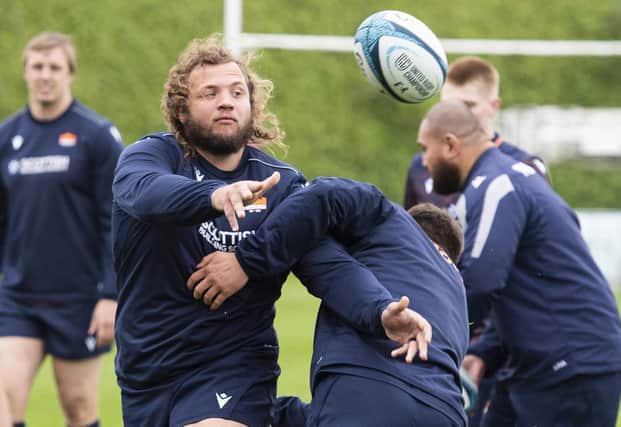 Pierre Schoeman will form part of a muscular Edinburgh front row against Glasgow. (Photo by Paul Devlin / SNS Group)