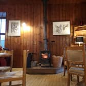 Courtyard cafe at Kailzie near Peebles
