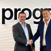 Neil Moles, chief executive of Progeny, and Rob Aberdein, Moray’s managing director,  who will take up the new role of chief commercial officer with Progeny.