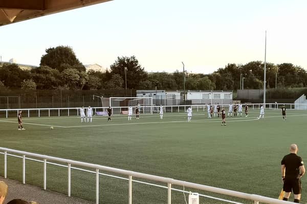 Edinburgh City v Hearts B at Ainslie Park.