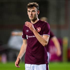 Andy Irving, in action for Hearts in 2020, has been linked with West Ham United. (Photo by Ross Parker / SNS Group)