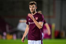 Andy Irving, in action for Hearts in 2020, has been linked with West Ham United. (Photo by Ross Parker / SNS Group)
