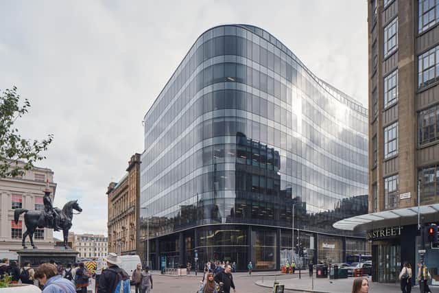 Hitachi Energy has officially opened its new 'engineering centre of excellence' in the distinctive 110 Queen Street building in Glasgow city centre.