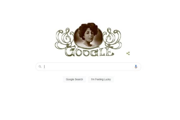 The Google Doodle celebrates Amanda Aldridge