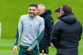 Celtic manager Brendan Rodgers may turn to James Forrest once more on the wing.