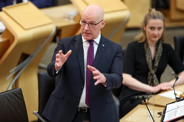 First Minister John Swinney 